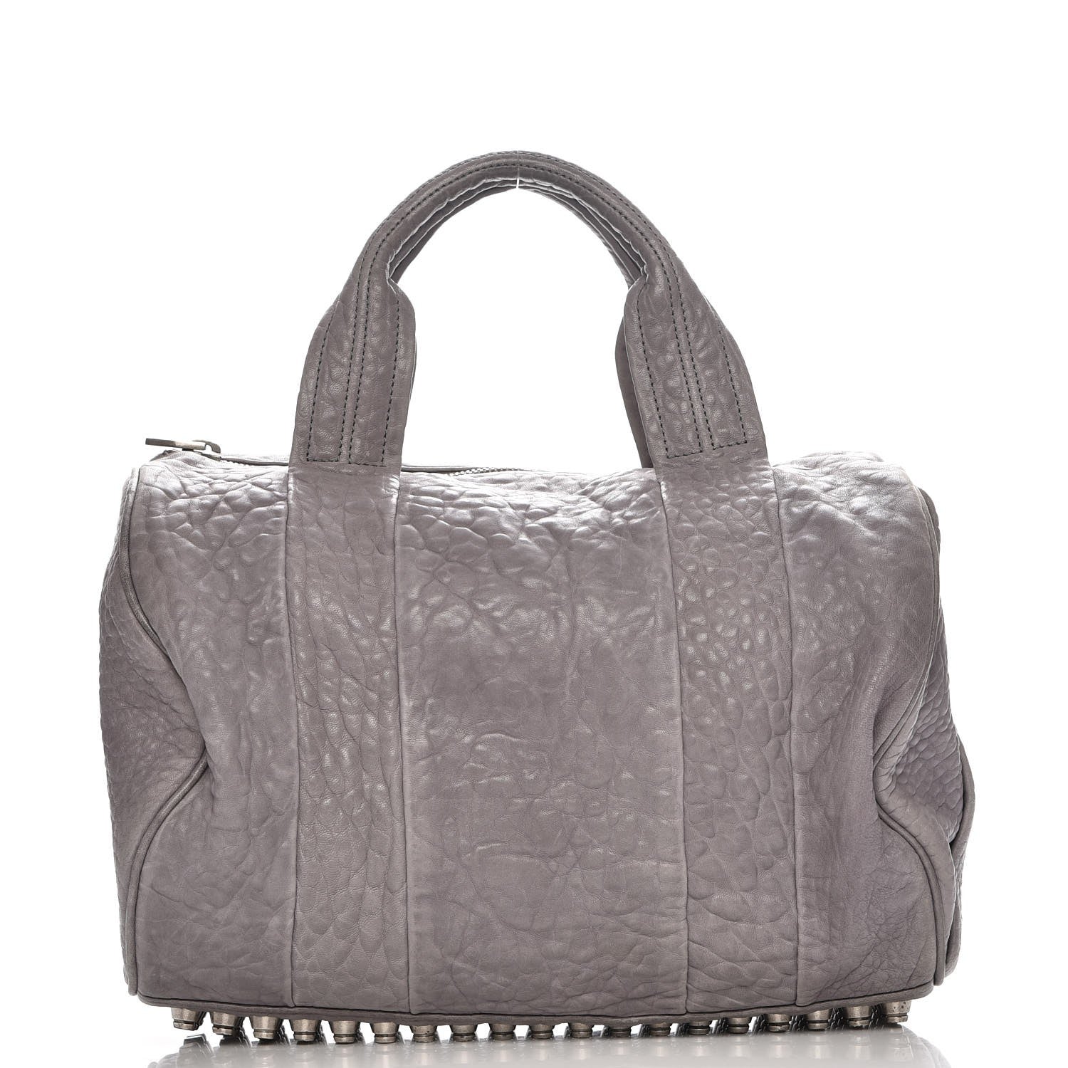 Alexander Wang Pebbled Lambskin Rocco Duffel Grey 1 of 11