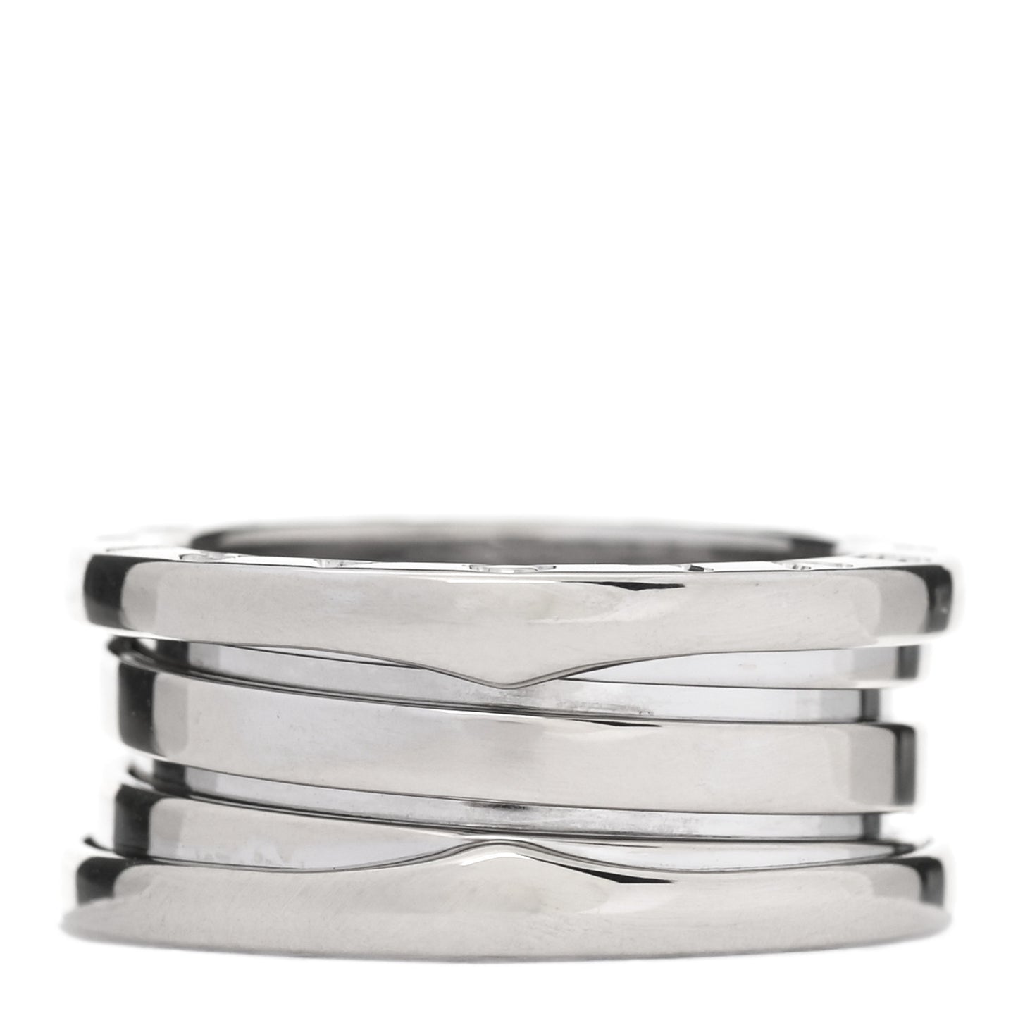 18K White Gold B.Zero1 Three-Band Ring 50 5.25
