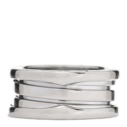 Bulgari 18K White Gold B.Zero1 Three-Band Ring 50 5.25 3 of 7