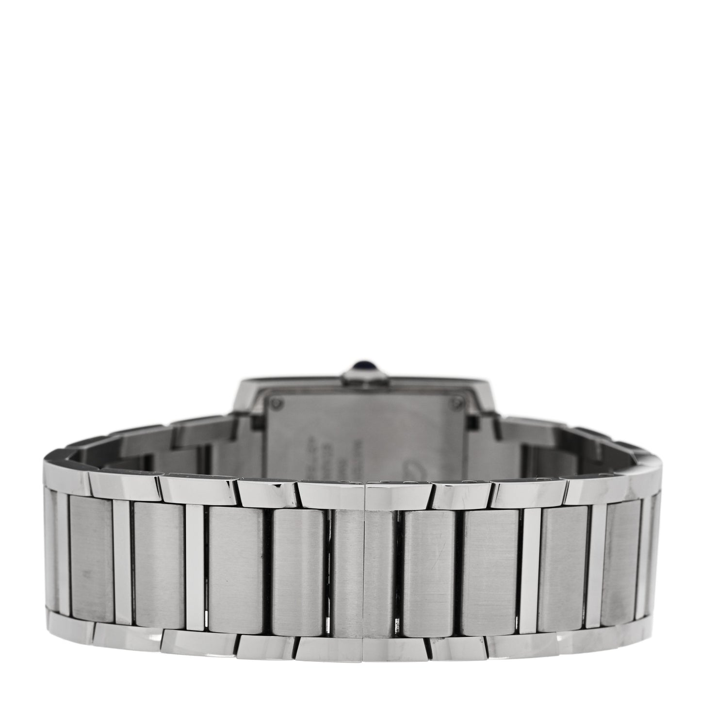 Stainless Steel Diamond Bezel 27mm Tank Francaise Quartz Watch