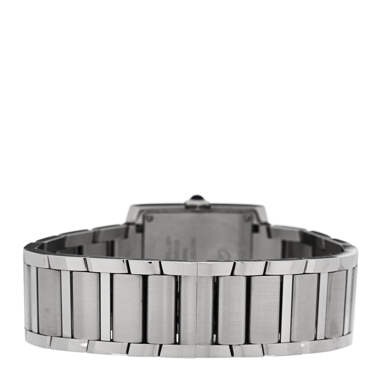 Cartier Stainless Steel Diamond Bezel 27mm Tank Francaise Quartz Watch 3 of 5