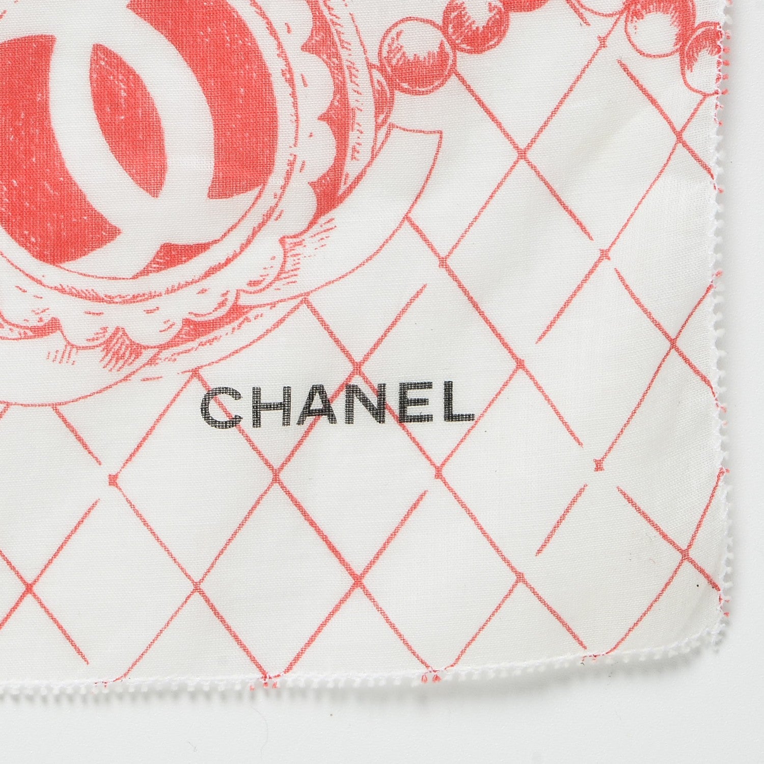 Chanel Cotton CC Habana Cuba Square Scarf 4 of 6