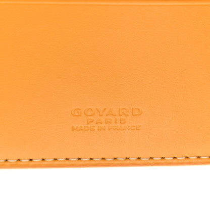 Goyard Goyardine Bi-Fold Victoire PM Wallet Yellow 6 of 7