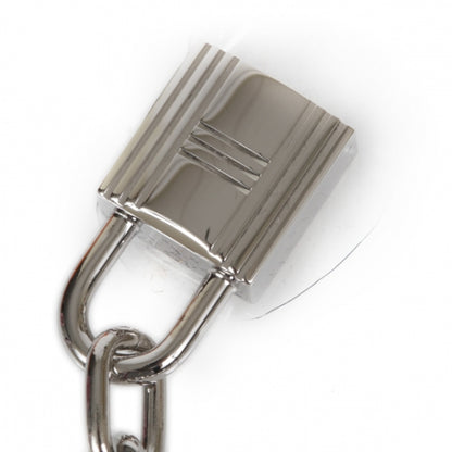 Hermes Palladium Breloque Bag Charm Silver 5 of 6