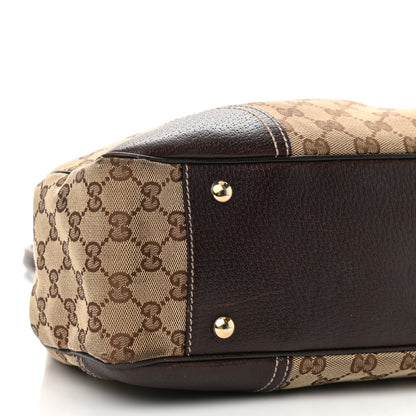 Gucci Monogram Medium Princy Tote Dark Brown 9 of 14