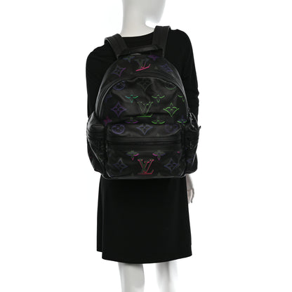 Louis Vuitton Calfskin Monogram Spotlight Comet Backpack Black Borealis 2 of 12