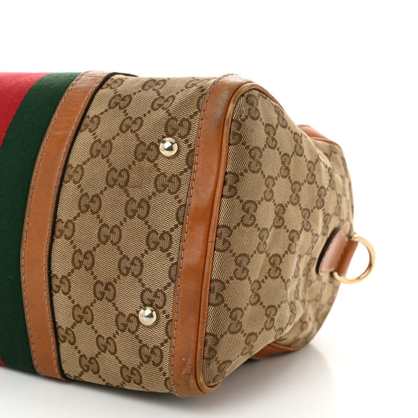 Monogram Vintage Web Medium Boston Tan