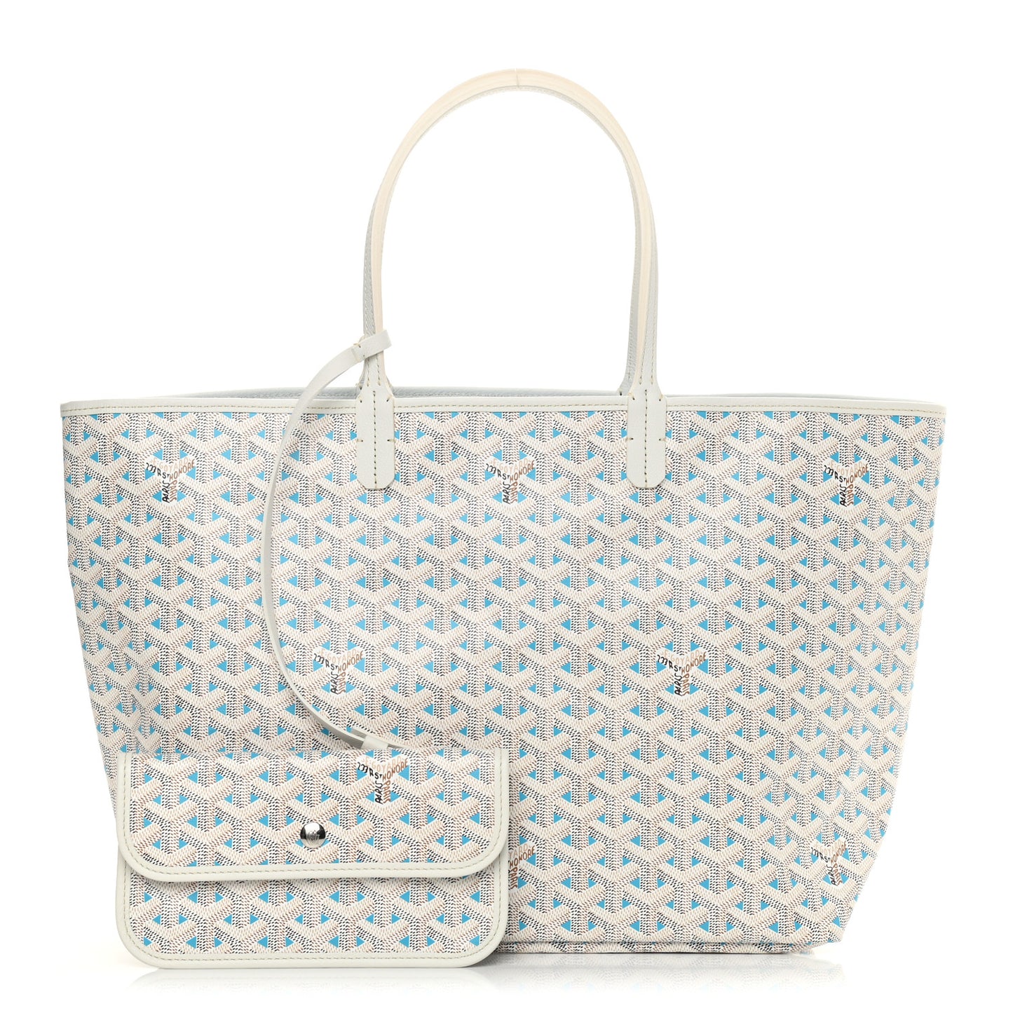 Goyardine Saint Louis Claire Voie PM White Opaline