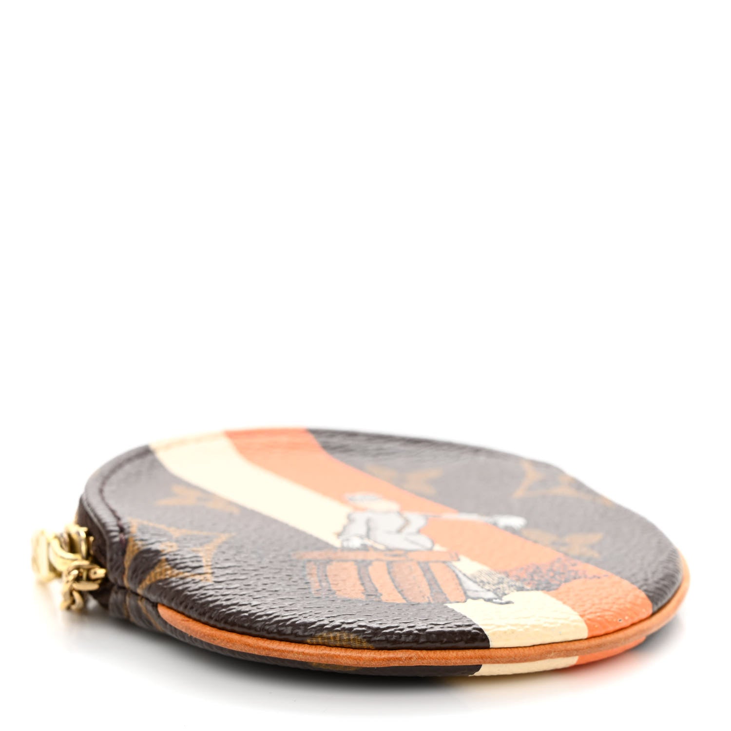 Louis Vuitton Monogram Groom Round Coin Purse 4 of 9