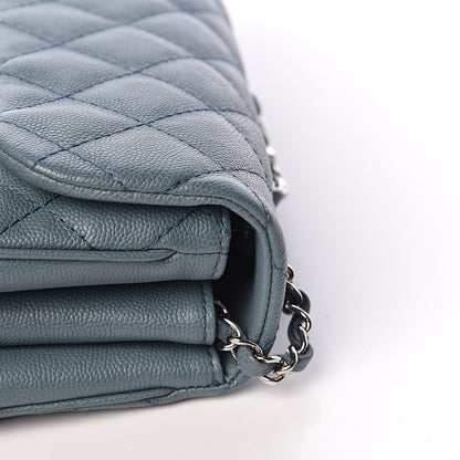 Chanel Caviar Quilted Medium Urban Companion Flap Blue 12 of 16