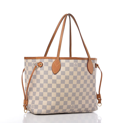 Louis Vuitton Damier Azur Neverfull PM 3 of 9