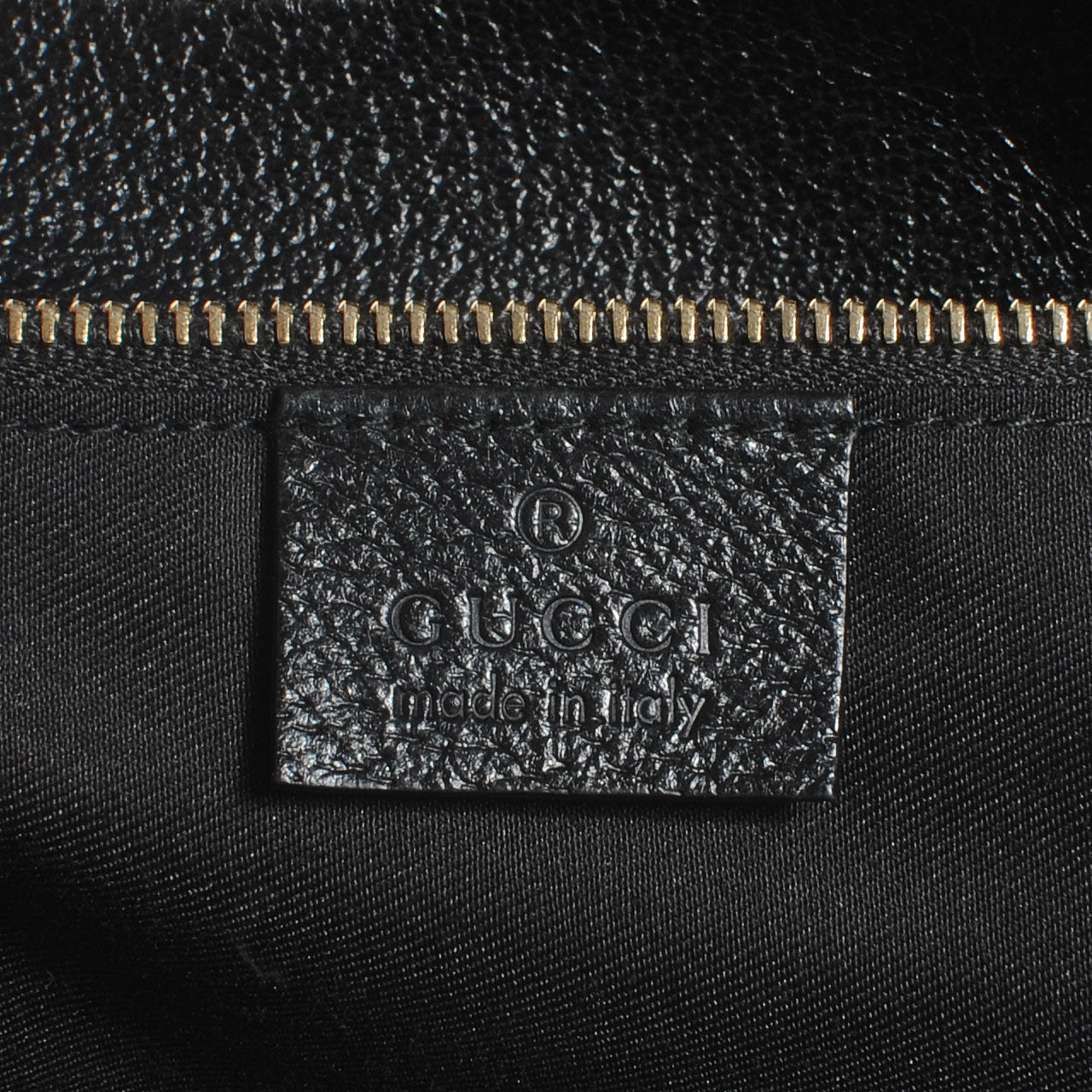 Gucci Monogram Bamboo Handle Bag Black 6 of 7