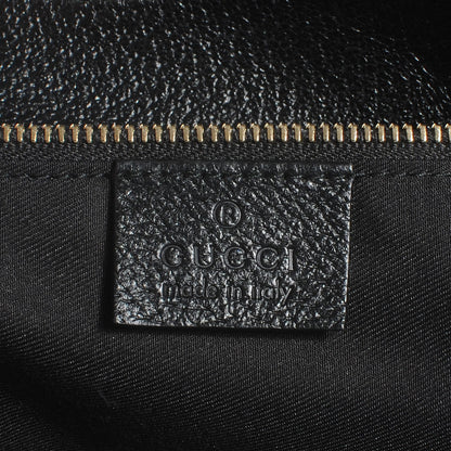Gucci Monogram Bamboo Handle Bag Black 6 of 7