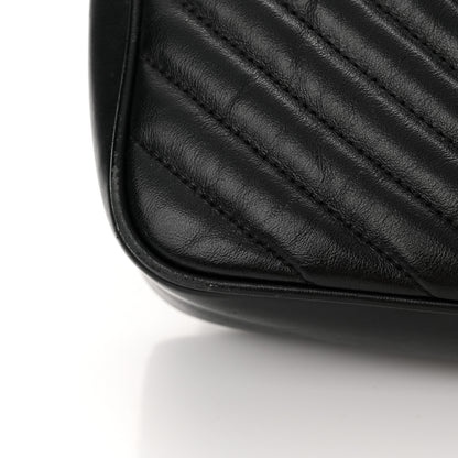 Saint Laurent Calfskin Matelasse Monogram Lou Camera Bag Black 14 of 14