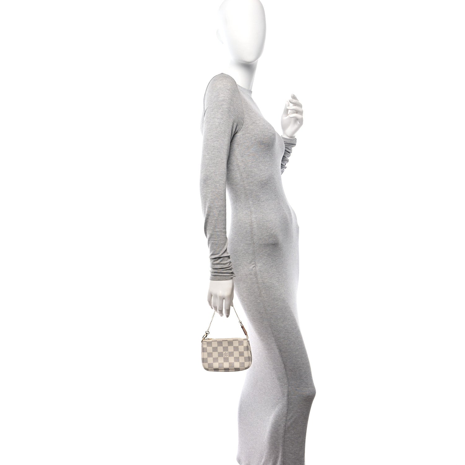 Louis Vuitton Damier Azur Mini Pochette Accessories 2 of 10