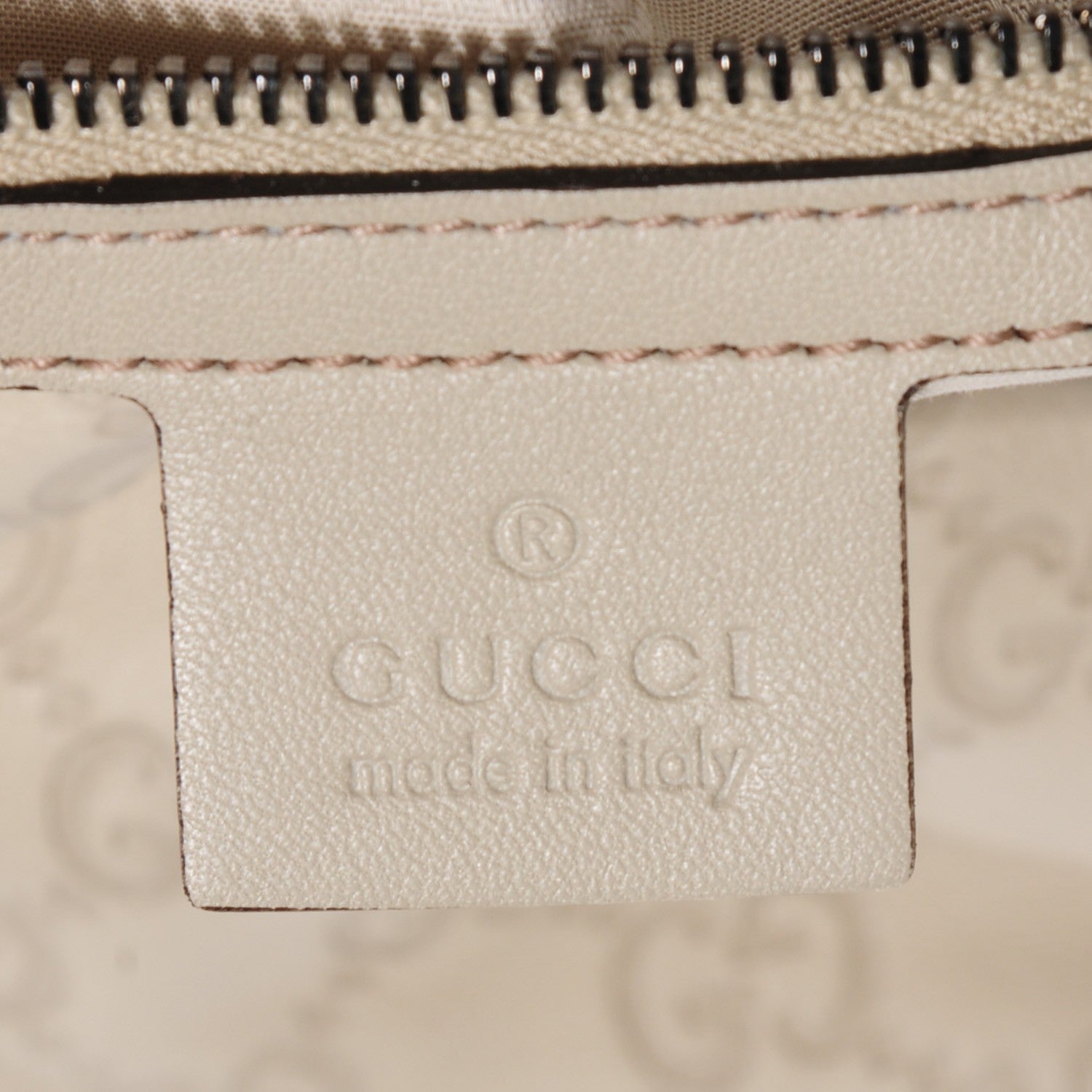 Gucci Guccissima Icon Bit Medium Boston Off White 6 of 8