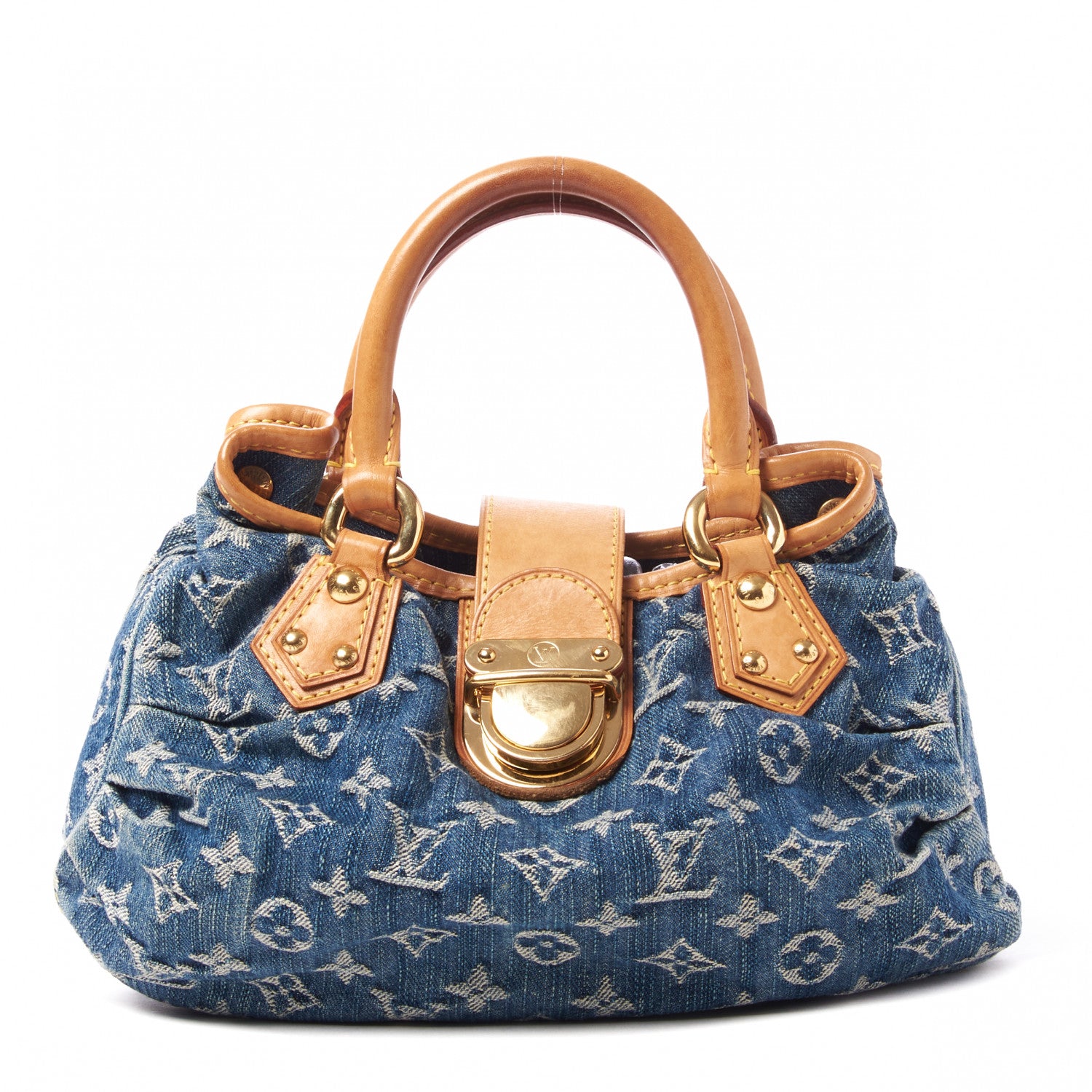Louis Vuitton Monogram Denim Pleaty Blue 1 of 8