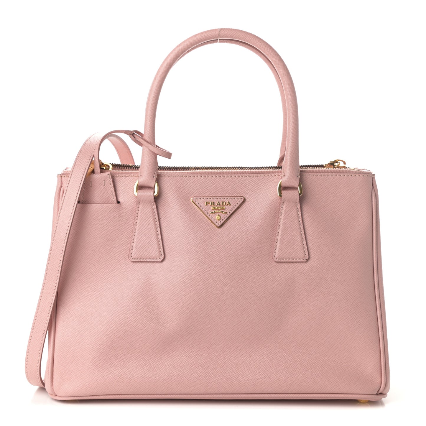 Saffiano Small Galleria Double Zip Tote Orchidea