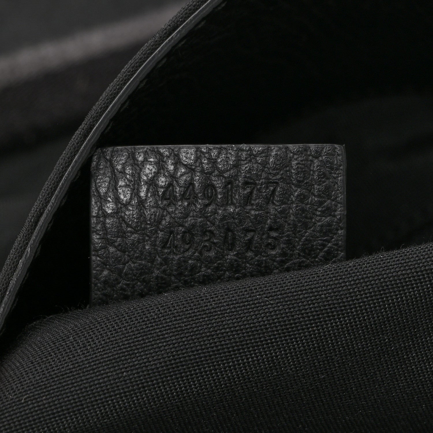 Gucci Nylon Monogram Vertical Tote Black 7 of 11