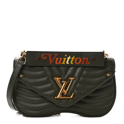 Louis Vuitton Calfskin New Wave Chain MM Kaki 1 of 9