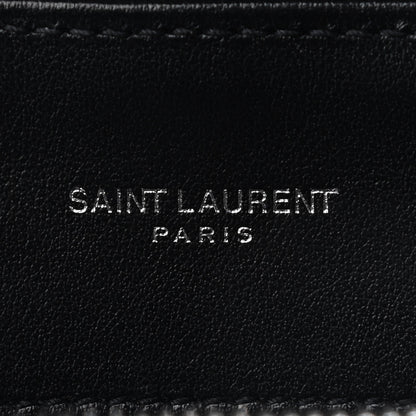 Saint Laurent Calfskin Y Quilted Monogram Medium Loulou Chain Satchel Black 6 of 8