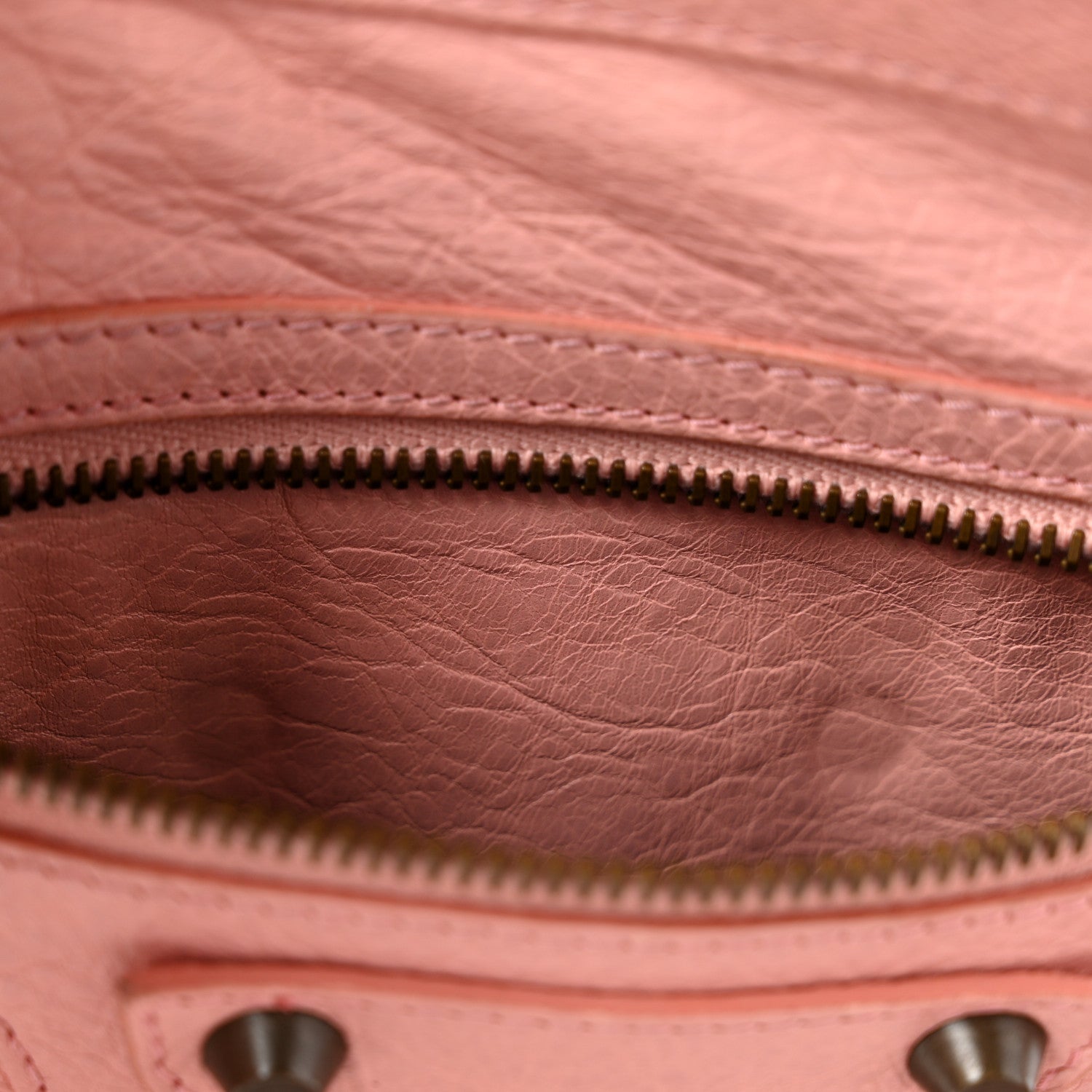 Balenciaga Agneau Classic Hardware Flat Handle Clutch Rose Peche 11 of 15