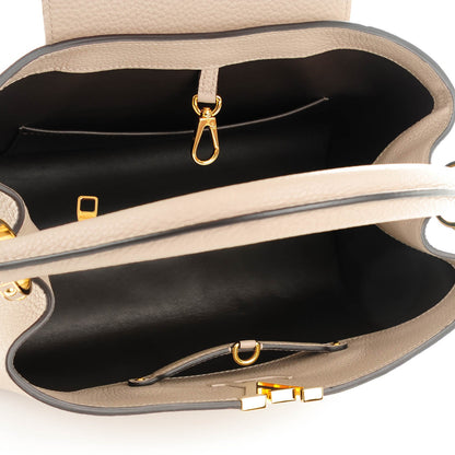 Louis Vuitton Taurillon Capucines MM Galet 5 of 7