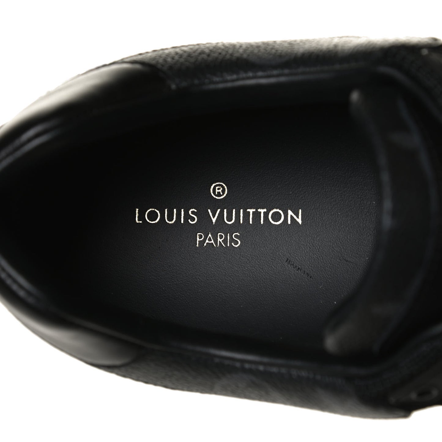 Calfskin Monogram Run Away Sneakers 9.5 Black