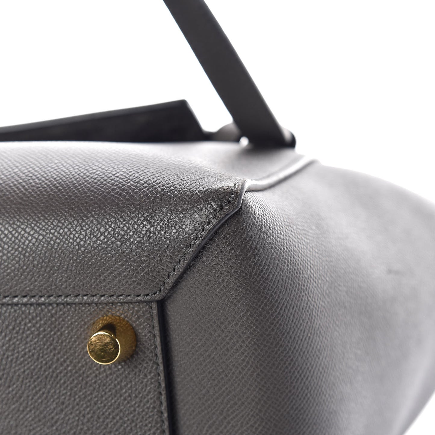 Grained Calfskin Mini Belt Bag Grey