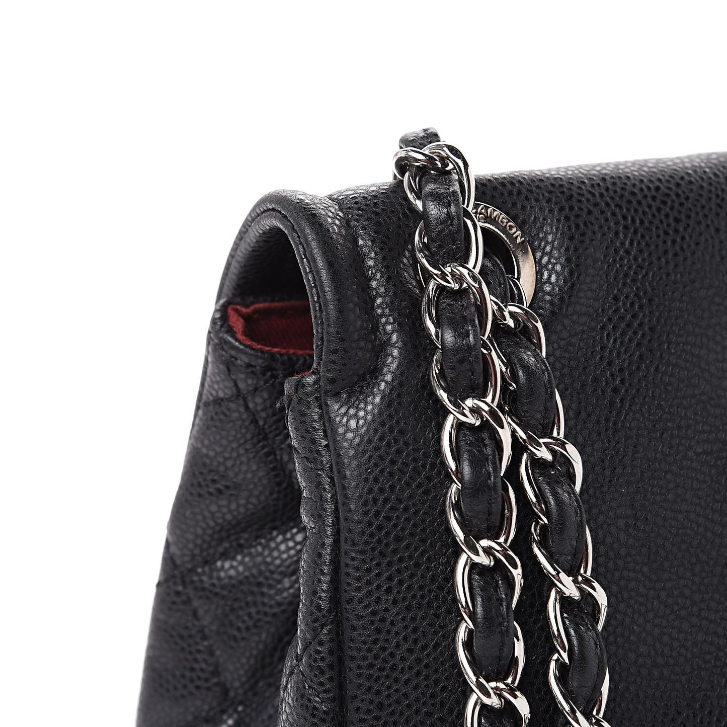 Caviar Large Timeless CC Flap Black
