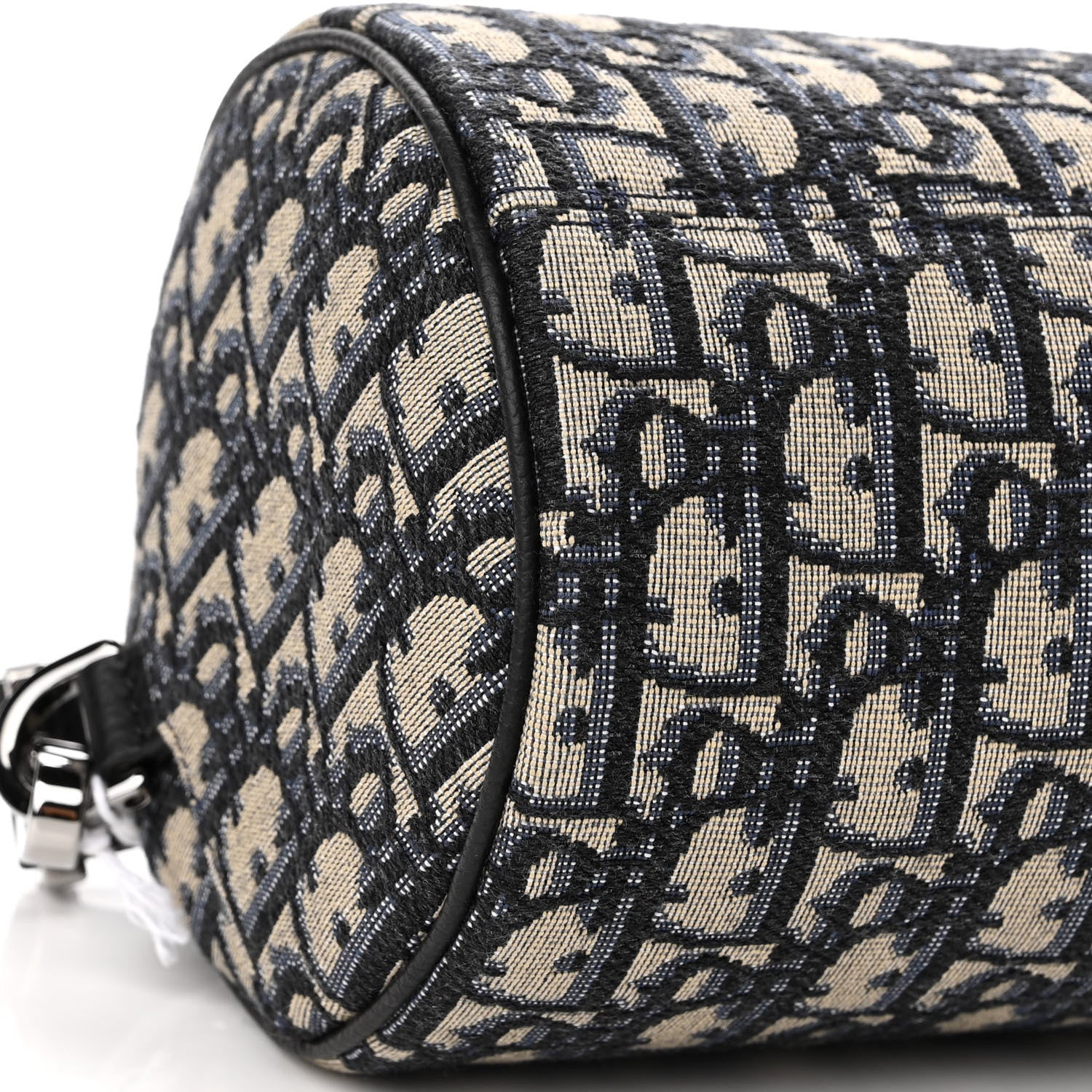 Christian Dior X KENNY SCHARF Oblique Canvas Embroidered Patches Roller Messenger Bag Charcoal 8 of 9