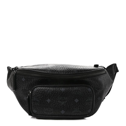MCM Visetos Medium Belt Bag Black 1 of 8
