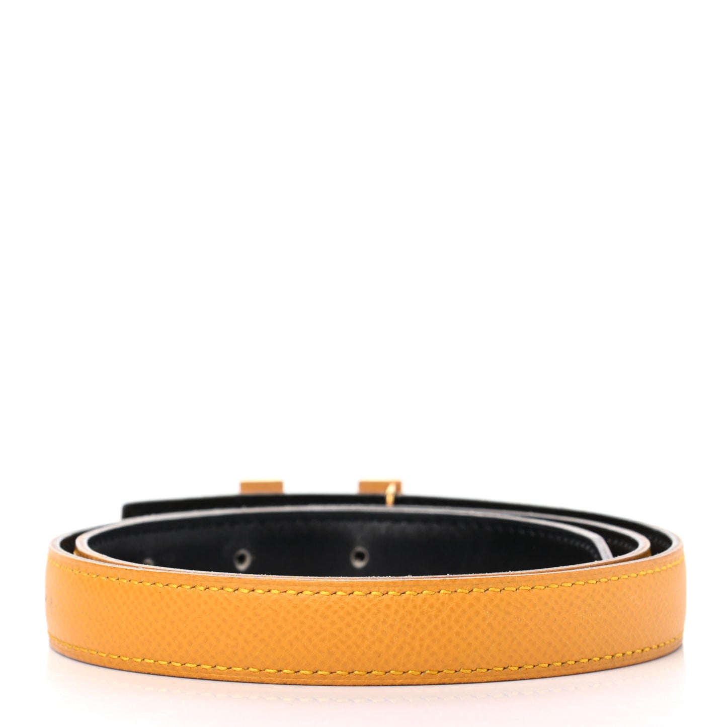 Courchevel Chamonix 24mm Mini Constance H Belt 70 Black Jaune