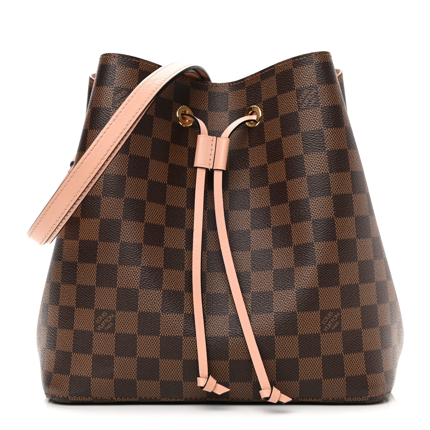 Damier Ebene Neonoe MM Venus Pink