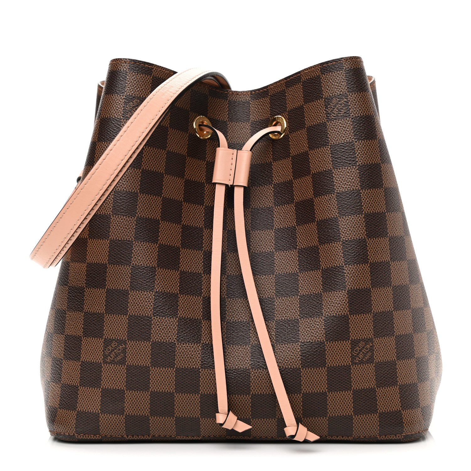 Louis Vuitton Damier Ebene Neonoe MM Venus Pink 1 of 10