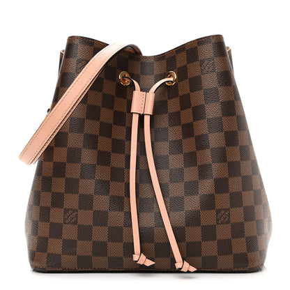 Louis Vuitton Damier Ebene Neonoe MM Venus Pink 1 of 10