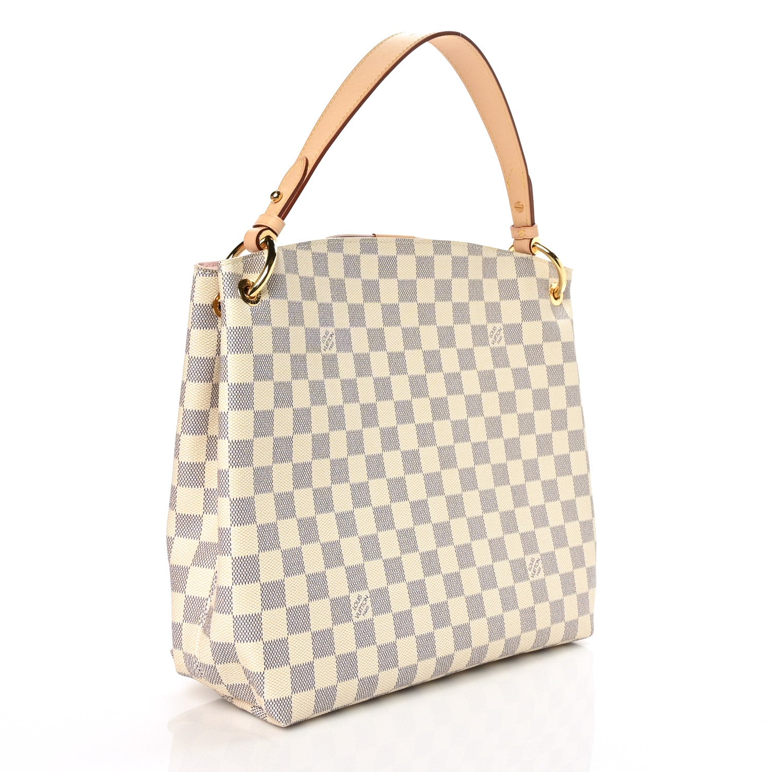 Louis Vuitton Damier Azur Graceful PM Rose Ballerine 3 of 6