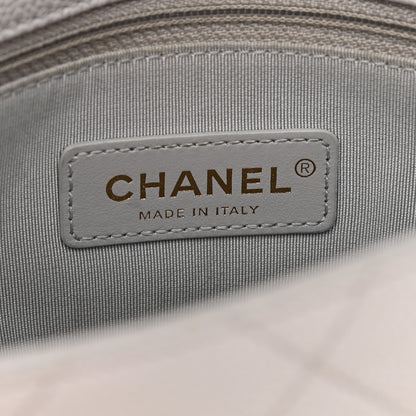 Chanel Caviar Quilted Small City Walk Flap Light Grey 6 of 10