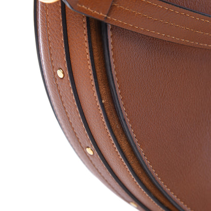 Chloe Calfskin Suede Raffia Medium Pixie Bag Caramel 10 of 14