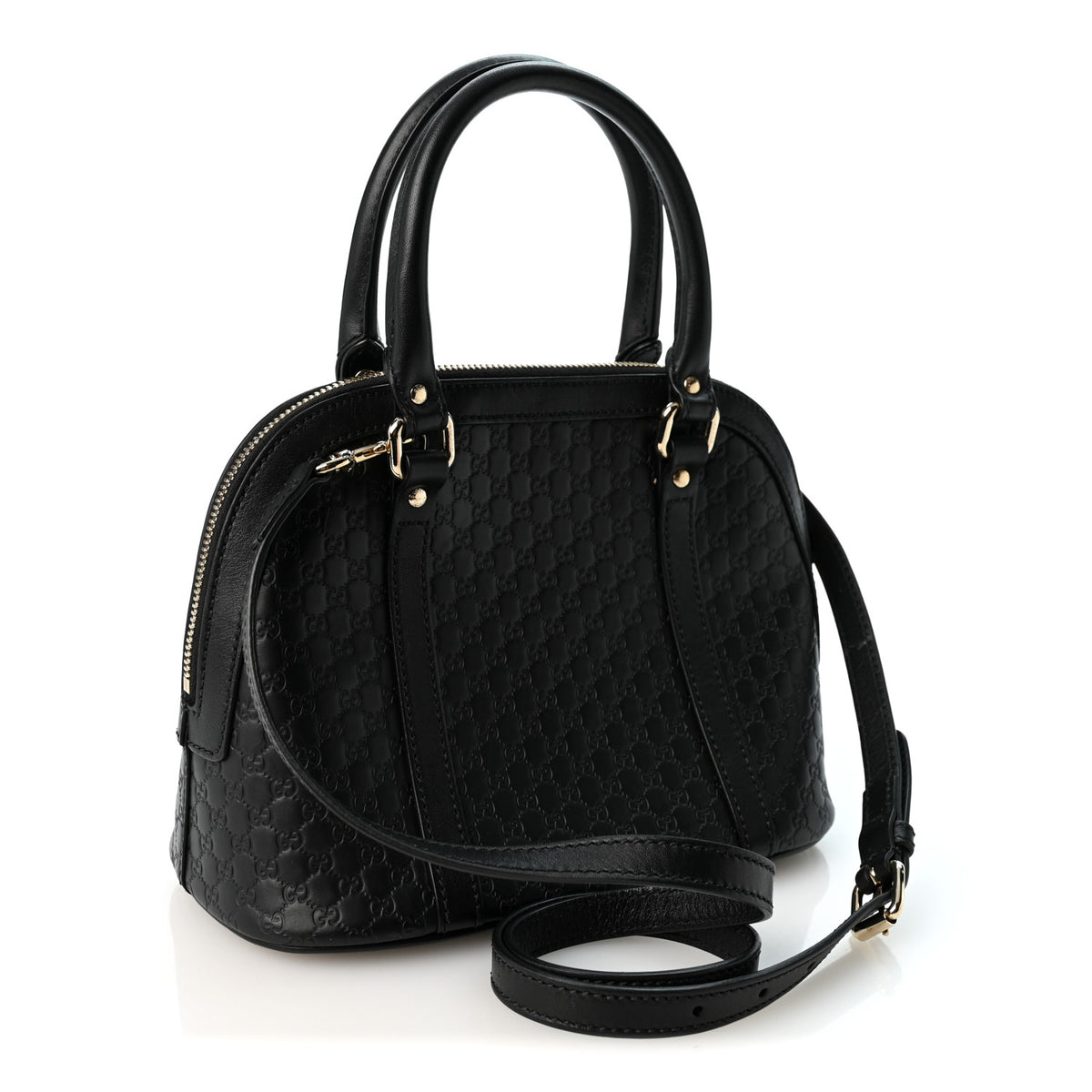 Microguccissima Mini Dome Bag Black