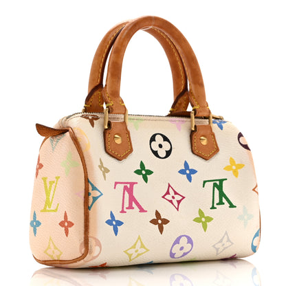 Louis Vuitton Monogram Multicolor Mini Sac HL Speedy White 3 of 14