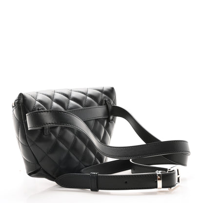 Chanel Lambskin Quilted Waist Belt Bag Black 3 of 10