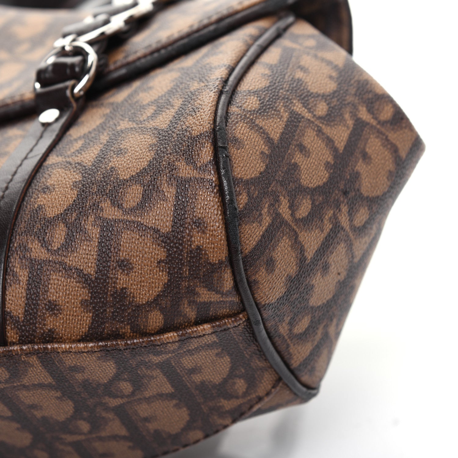 Christian Dior Monogram Romantique Trotter Bag Brown 13 of 21