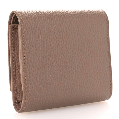 Gucci Dollar Calfskin Medium GG Marmont Wallet Beige 3 of 8