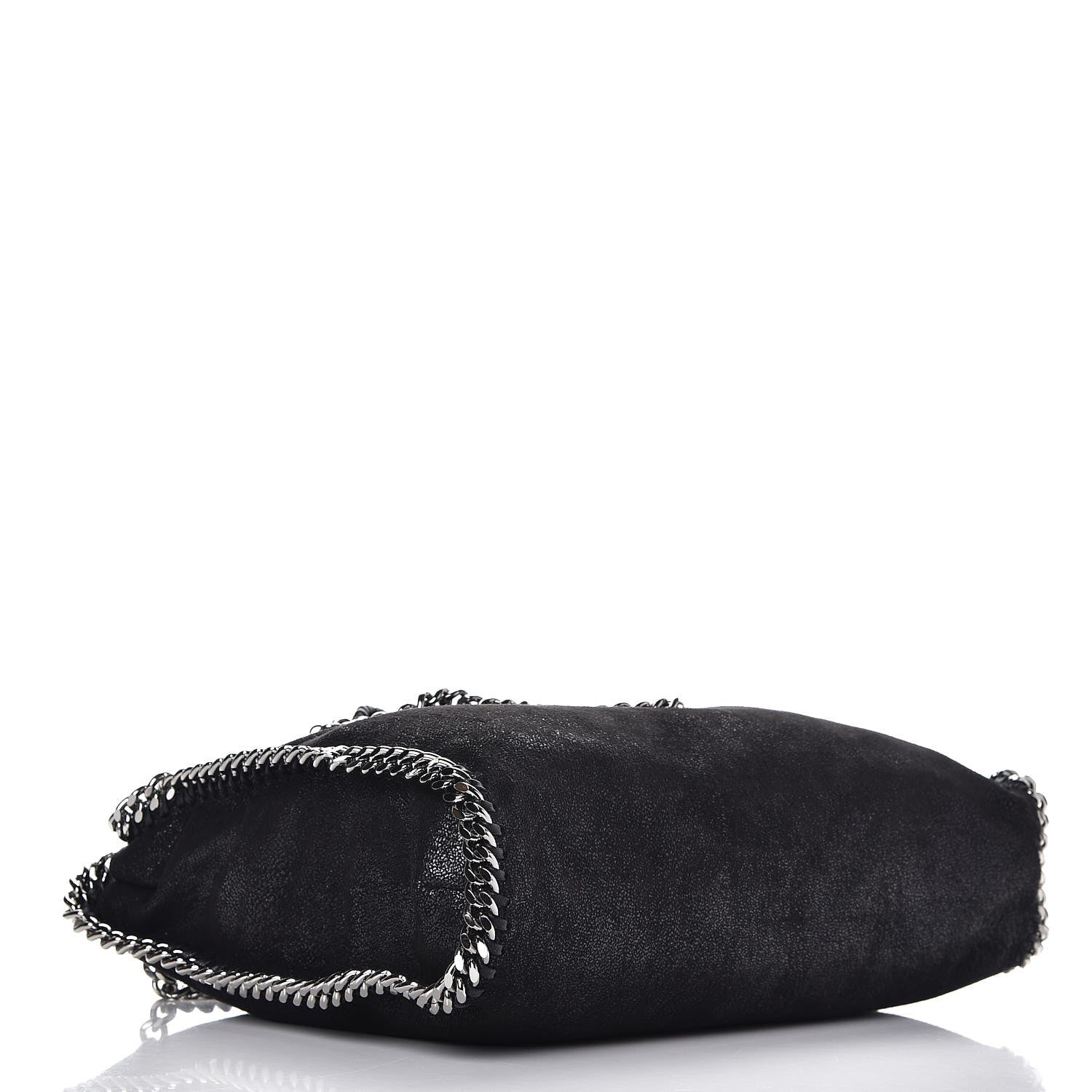 Stella McCartney Shaggy Deer Falabella Fold Over Tote Black 4 of 8