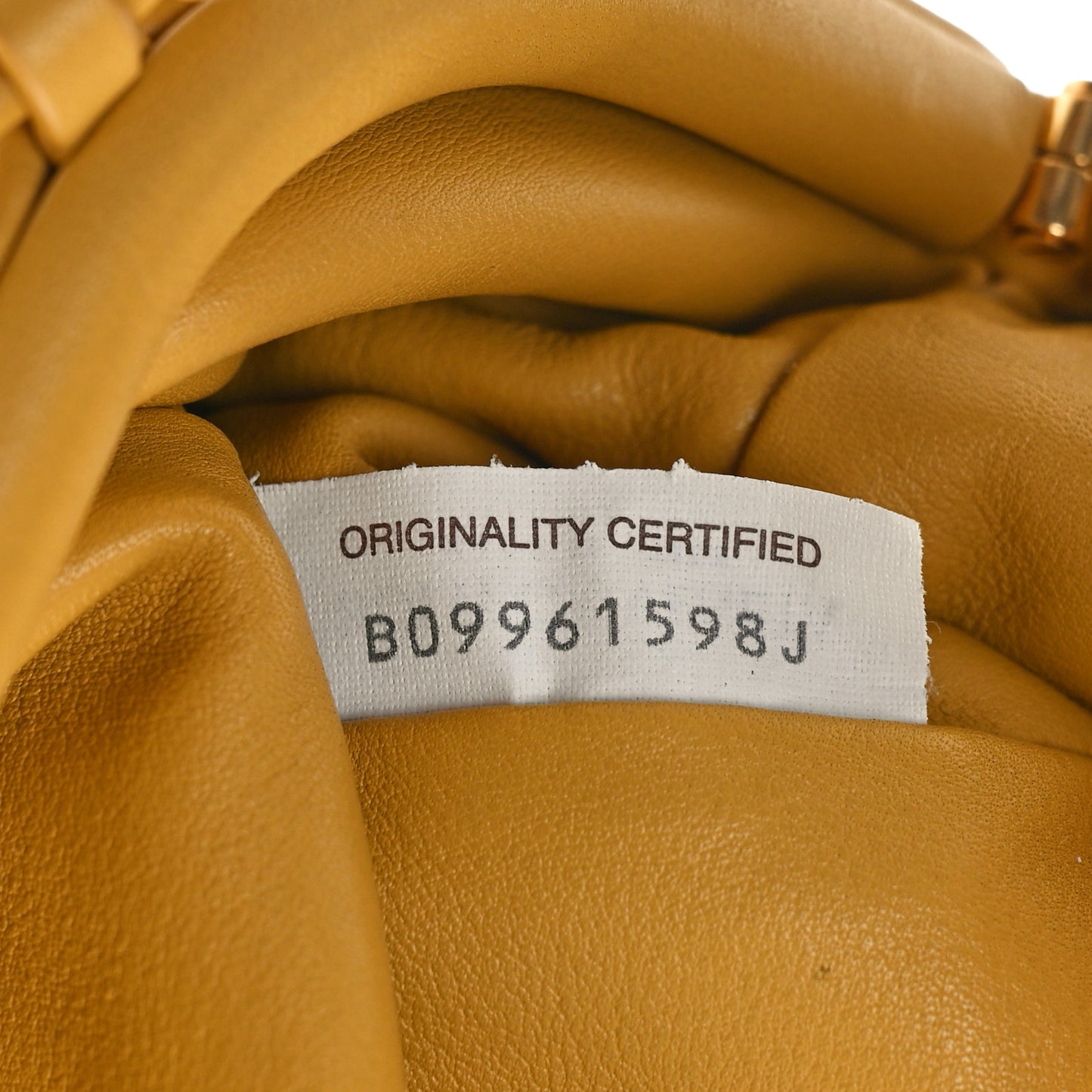 Butter Calfskin The Mini Pouch Butterscotch