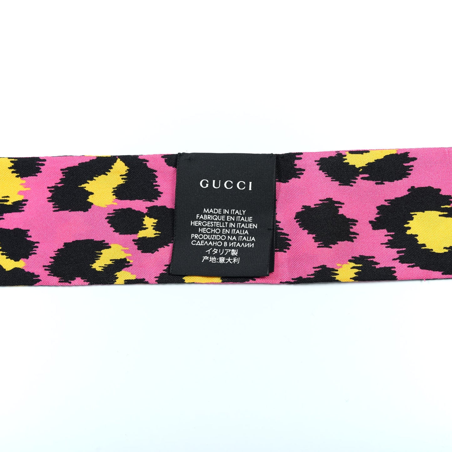 Silk Leo Pop Neck Bow Pink