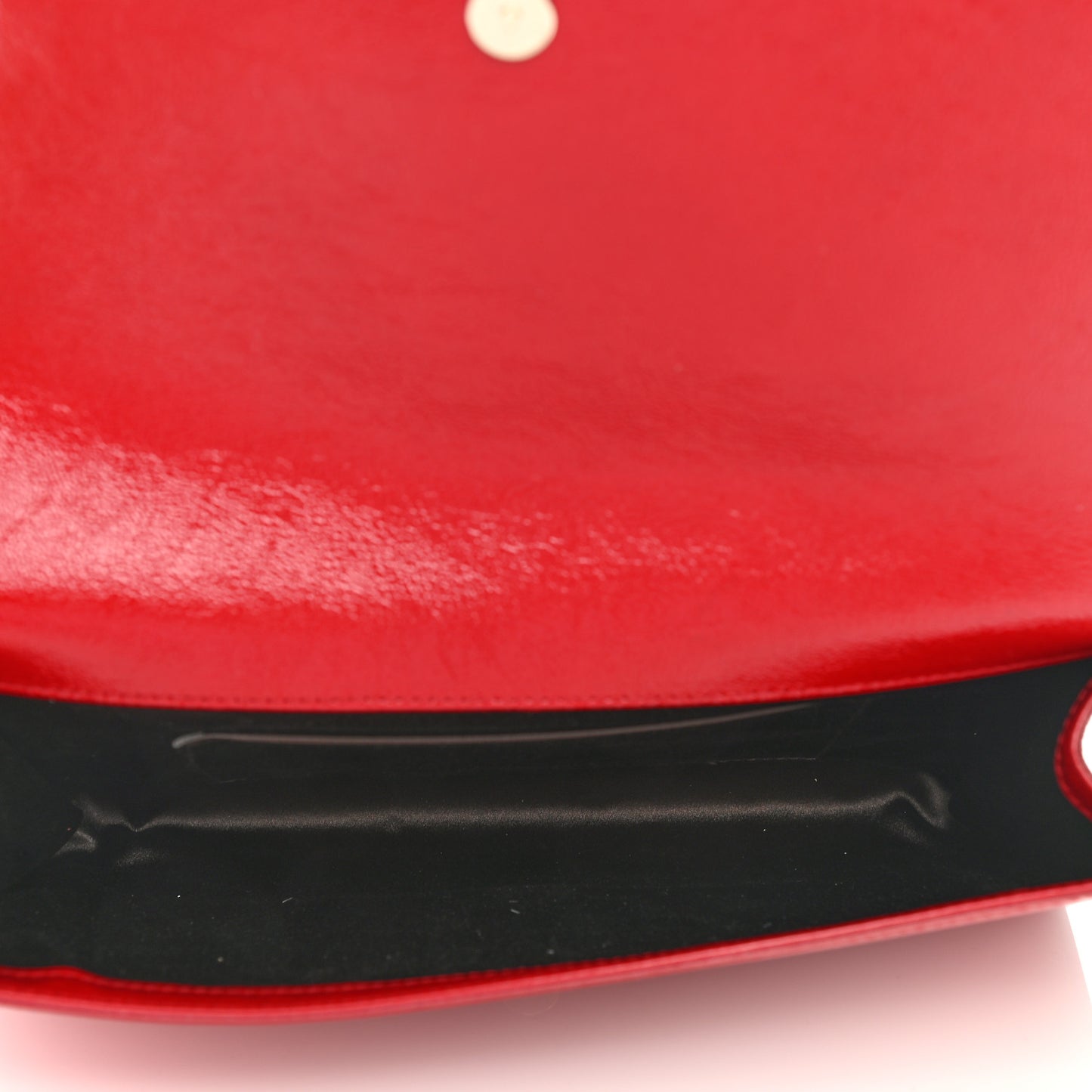 Textured Patent Monogram Large Belle De Jour Clutch Red