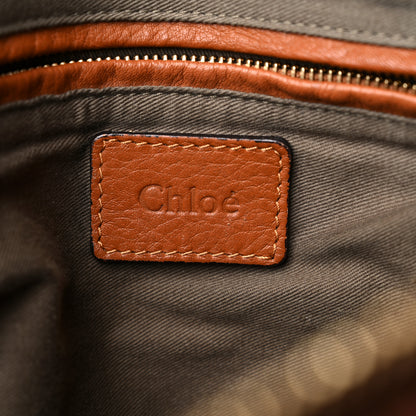 Chloe Calfskin Large Marcie Satchel Tan 6 of 16