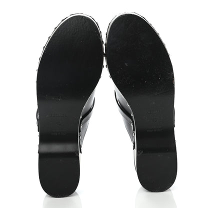 Hermes Calfskin Carlotta Mules 40 Black 5 of 10